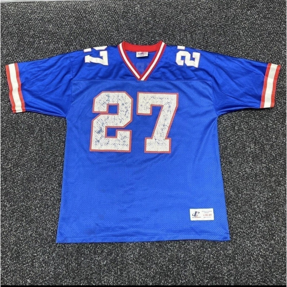 Vintage New York Giants Jersey Fred Hampton Logo Athletic Mens L NFL football